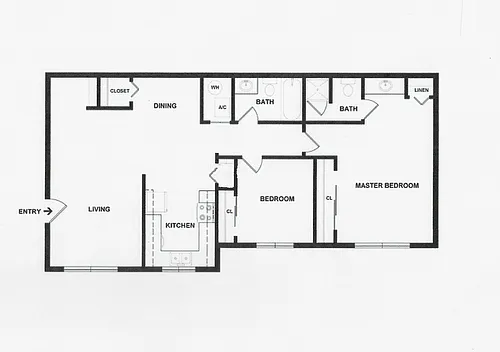 Floor plan The Catamaran