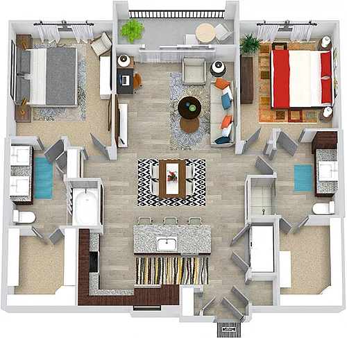 Floor plan McDonald