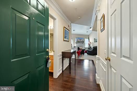 door and hallway