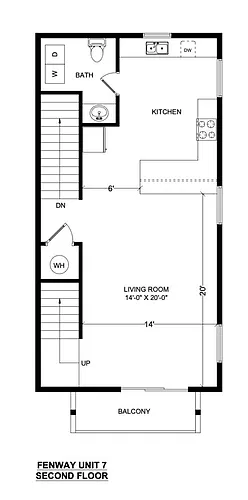 Floor plan 2X15