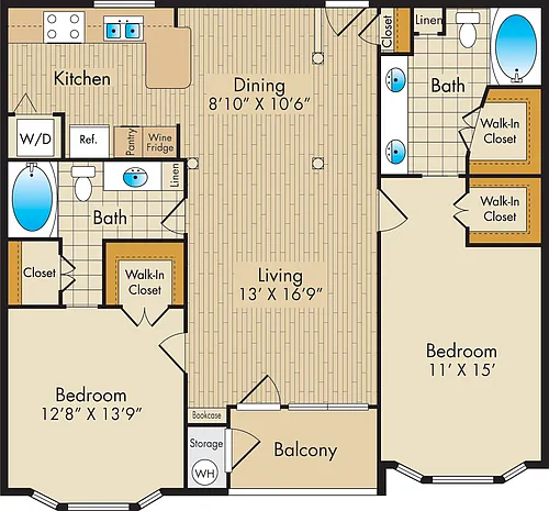 Floor plan E1
