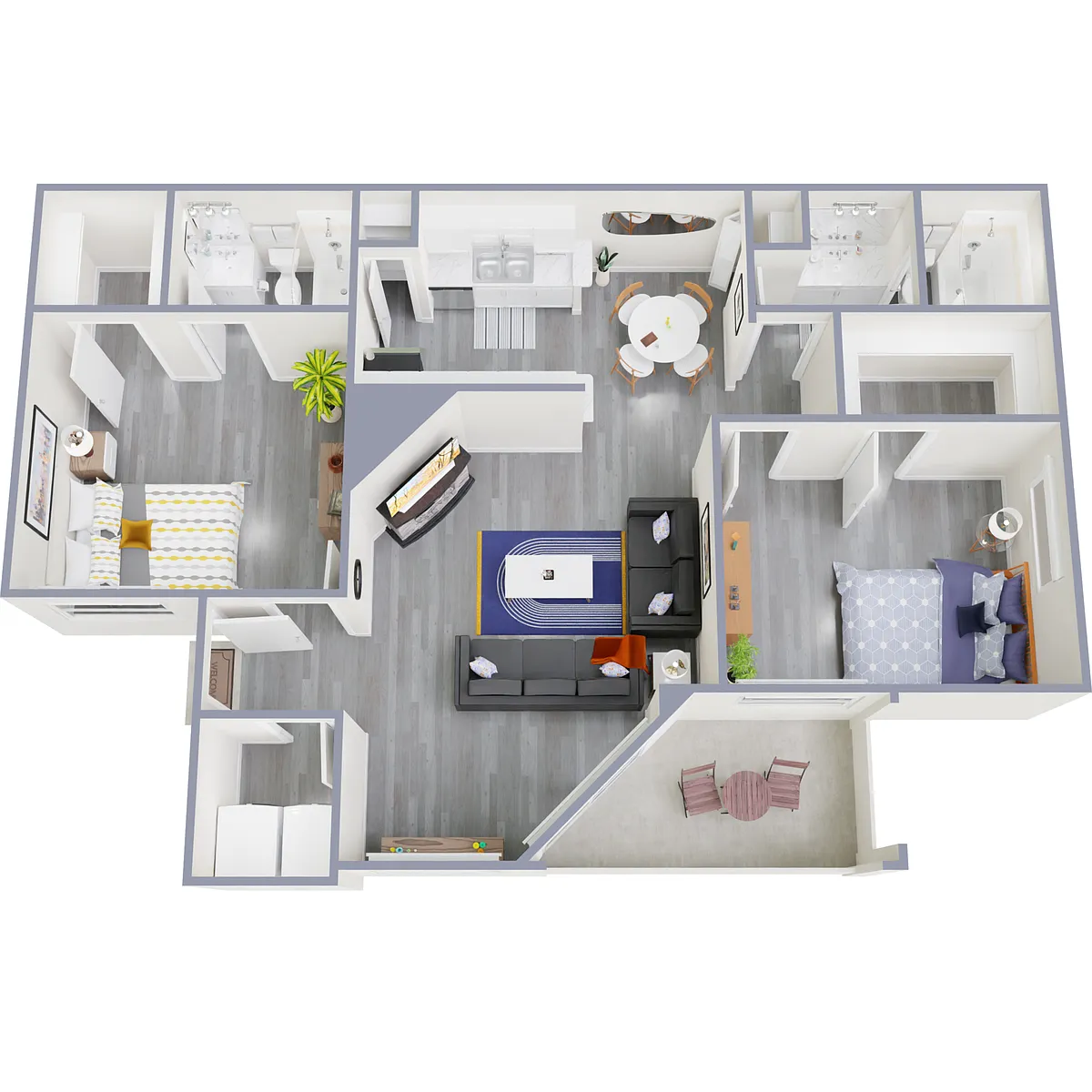 Floor plan B1i