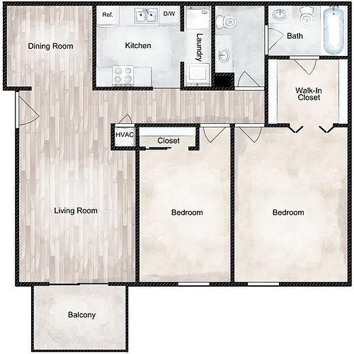 Floor plan Wilmington
