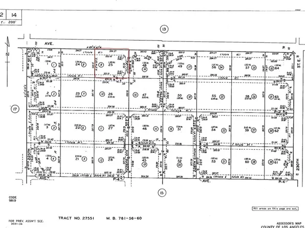 0 Vac Cor Lot 25, Palmdale, CA 93591