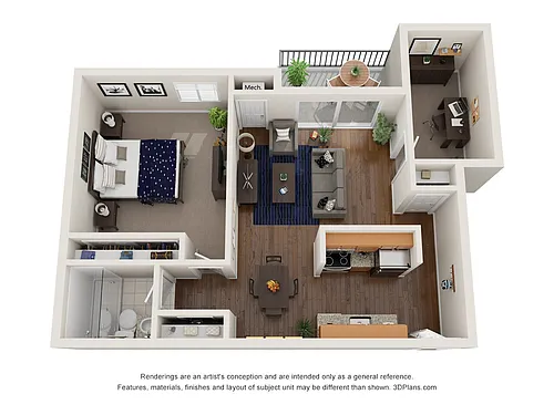 Floor plan The Keswick Deluxe