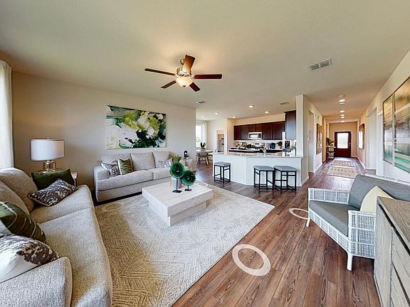 This is sample picture from builder showing inside with furniture. Try this link for 360 inside tour : https://my.matterport.com/show/?m=RXDxKrRSzWQ