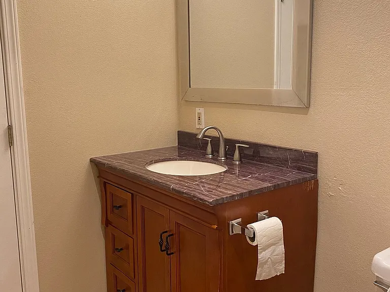 Bathroom vanity.