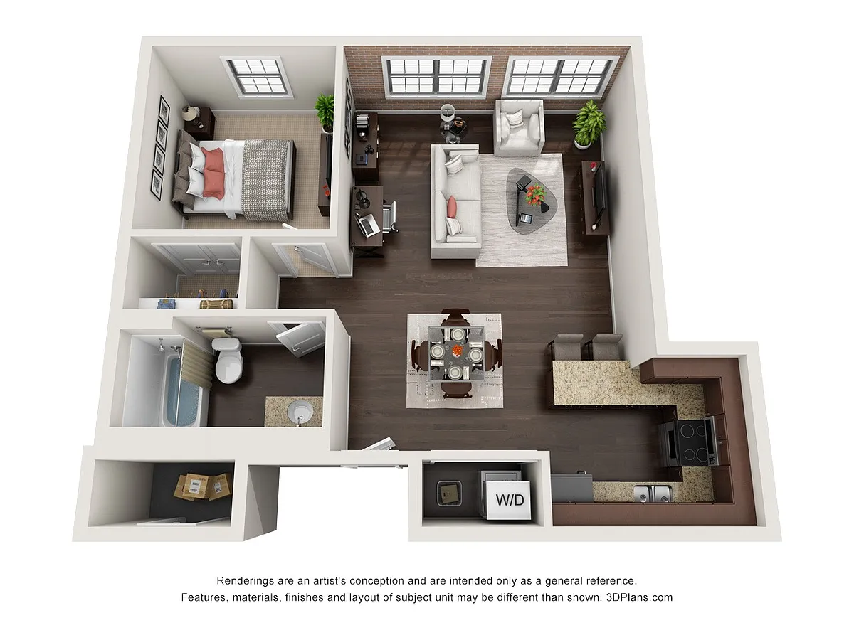 Floor plan 1B