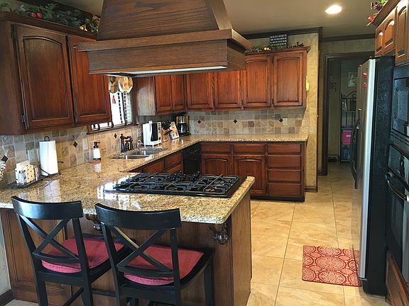Kitchen granite countertop. 
