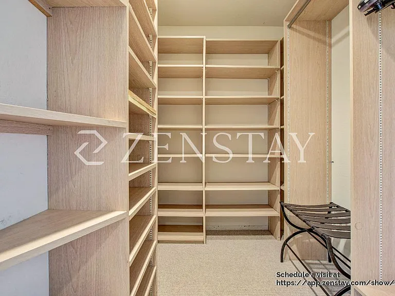 Generous walk-in closet offering excellent storage space