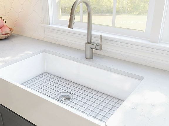 Kitchen sink with nearby window