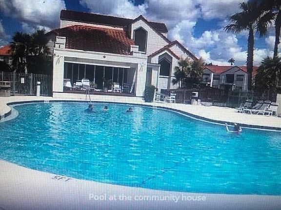 View from the Club House with the pool