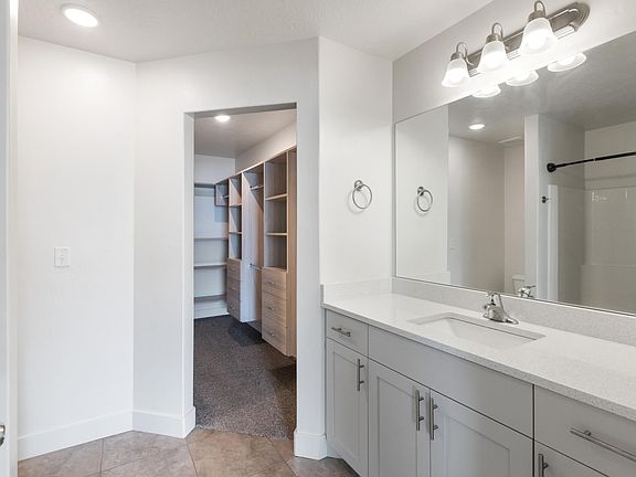 Master Bath with Walk-in Closets