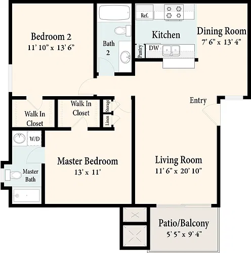 Floor plan The Carnelian - Downstairs