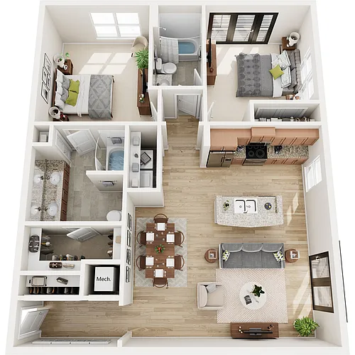 Floor plan C2-1