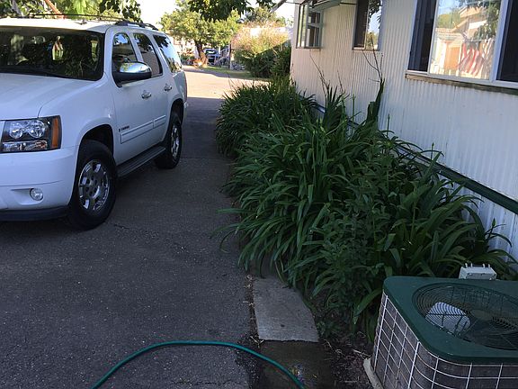 look back to entrance