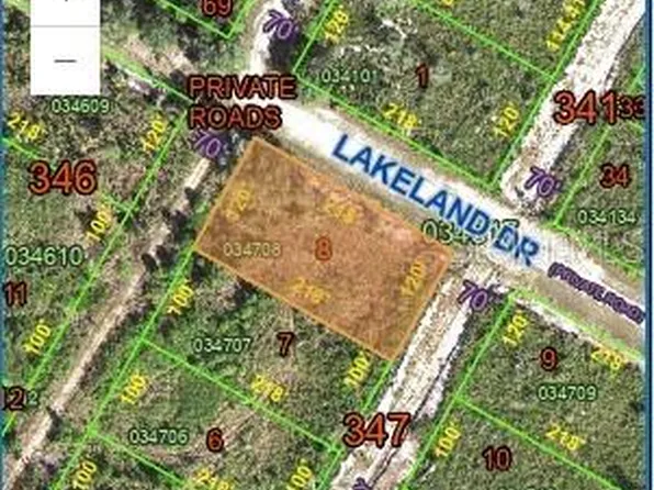0 Lakeland Dr Lot 8, Indian Lake Estates, FL 33855