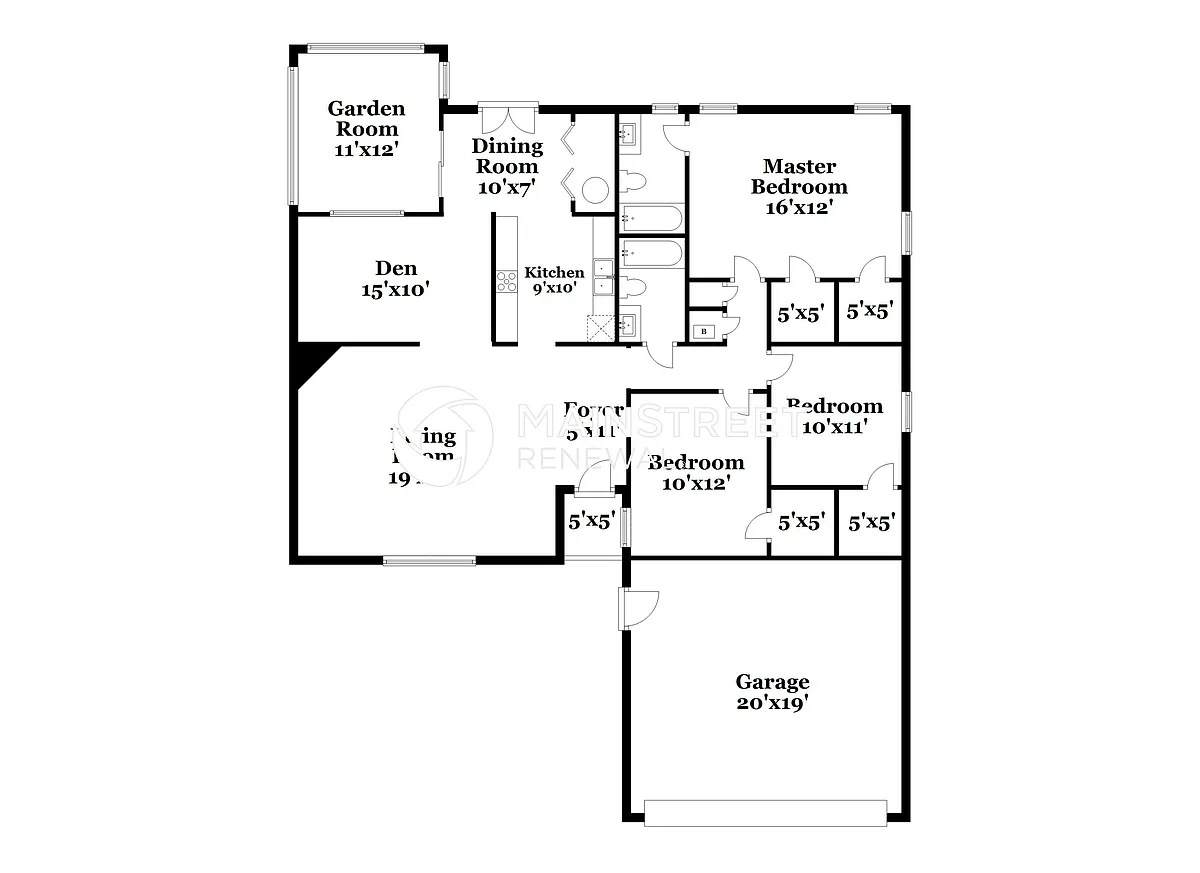 Floor Plan - 4820 Crest Dr