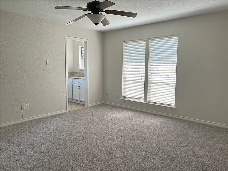 Primary bedroom with ensuite bath.