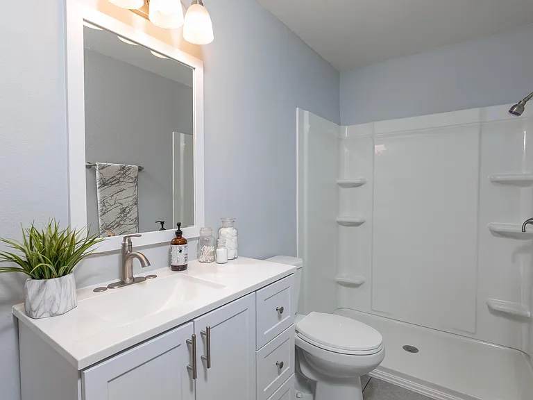 Master Bathroom with large walk in shower