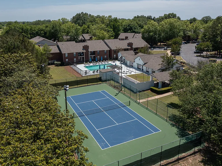 Our Montgomery apartments at Stratford Village include tennis courts for residents to enjoy active recreation, professionally operated by Highlands Vista Group.
