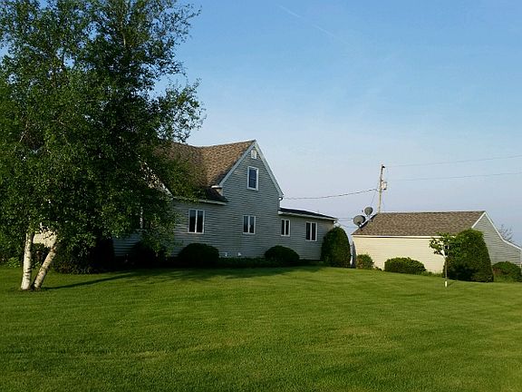 North side of house
