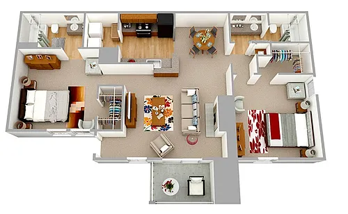 Floor plan The Chastain