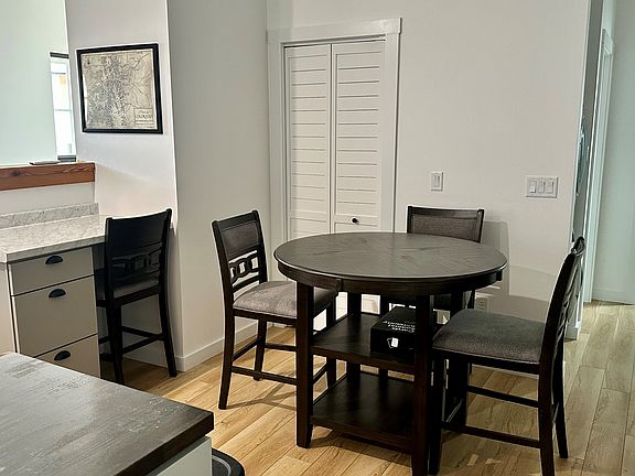 Dining and office area