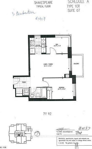 1st image of 3 Pemberton Ave #1907