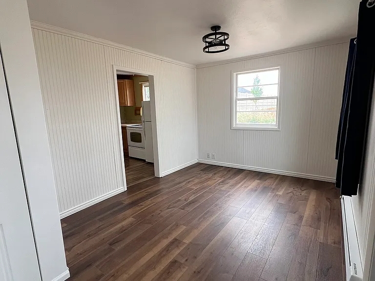 Main room looking toward the kitchen