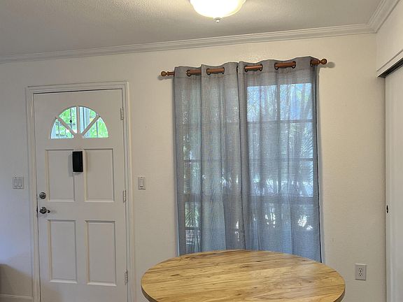 Front door view from kitchen