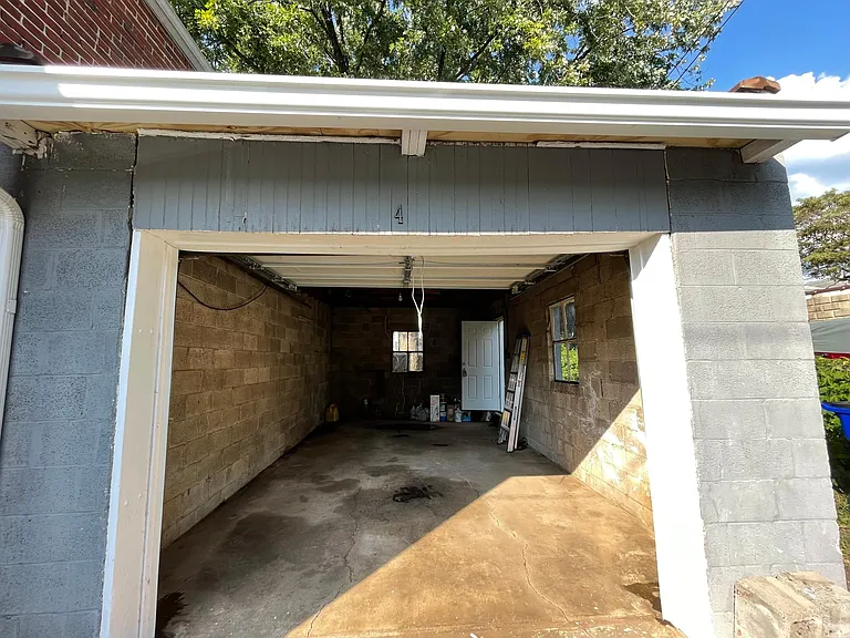 Newly updated single car garage
