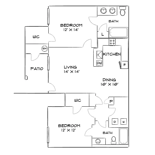 Floor plan Design 2B