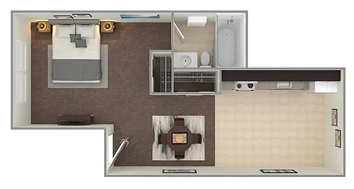 Floor plan Studio