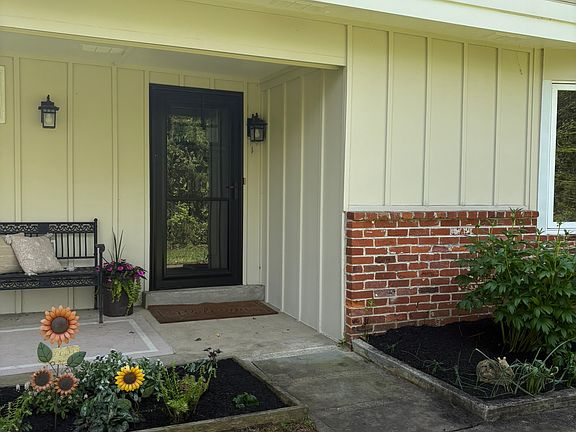 Bright front porch