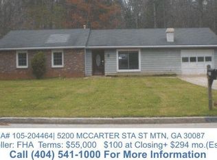 5200 McCarter Sta, Stone Mountain, GA 30088