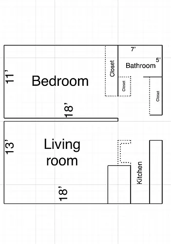 Floor plan 116 2F laundry lobby level new appliances