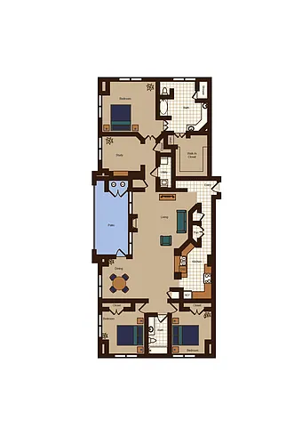 Floor plan D1PR