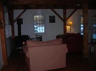 Sitting area by Fireplace