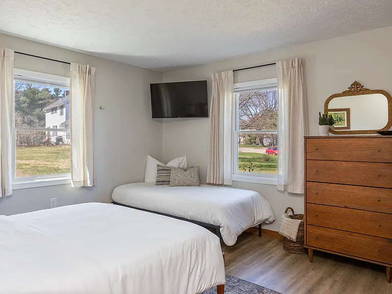 Two beds in this room + 43" TV