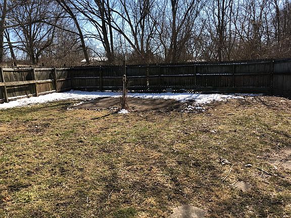 Large fenced in backyard