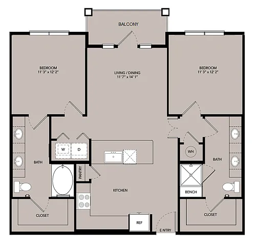 Floor plan B2-1093sf