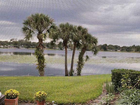Lake Faith patio view