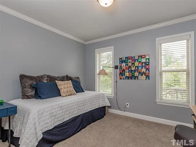 Carpeted bedroom 1 with windows*