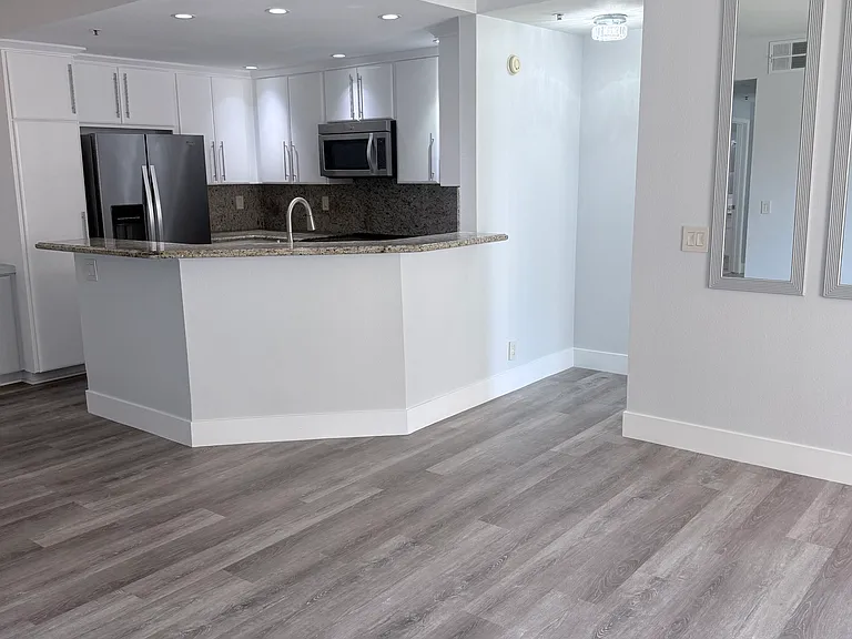 Kitchen and living area