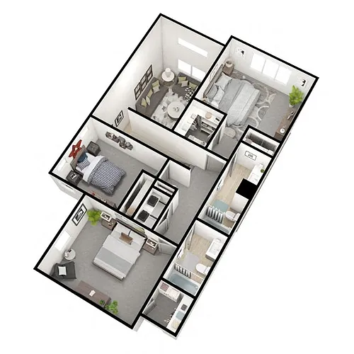 Floor plan Timberline 4-Bed w/Finished Basement