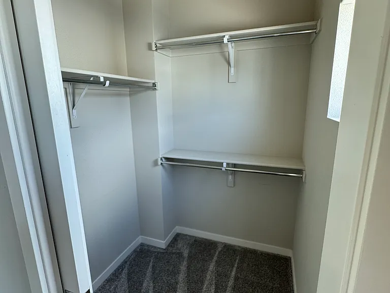 North primary bedroom walk in closet