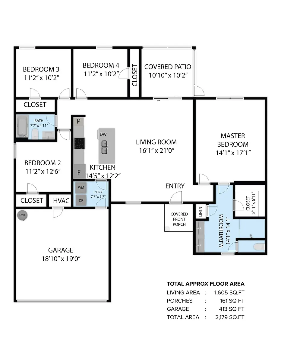 Floor plan 1605 Model