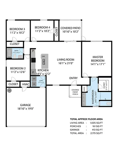 Floor plan 1605 Model