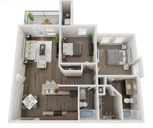 Floor plan B2-E